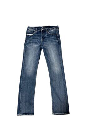 BKE Buckle Jake Straight Jeans Mens Size 36 Medium Wash  Casual